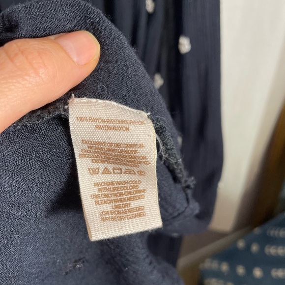 EUC Free People Embroidered Fable Midi Prairie Hippie Boho Dress size S - Picture 8 of 11